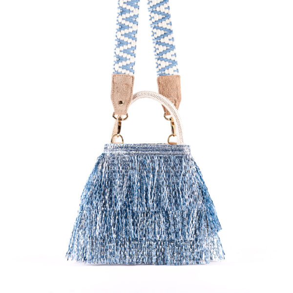 purse with glitter fringe and patterned shoulder strap blue-VIA-R-01-210-img1.jpg