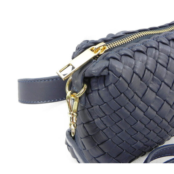 woven calfskin summer clutch with detachable strap blue ghi-lw-05-4 img2.jpg