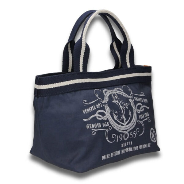 cloth small summer blue and white beach tote bag blue bon