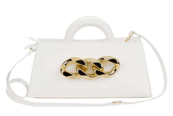 evening clutch with removable shoulder strap white cla-l-05-6 img1